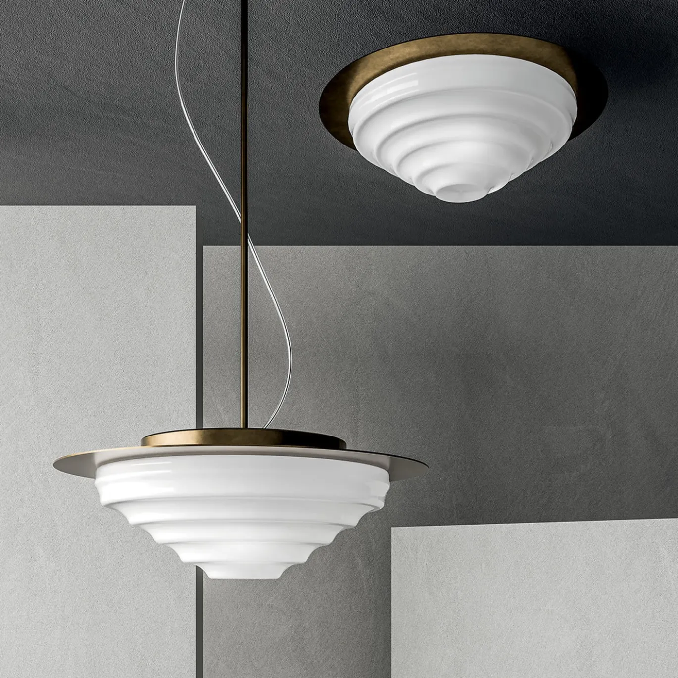 Lampada da soffitto Ripple Large