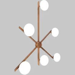 Lampada da soffitto STELLA in bronzo di Luca Bussacchini