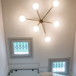 Lampada da soffitto STELLA in bronzo di Luca Bussacchini