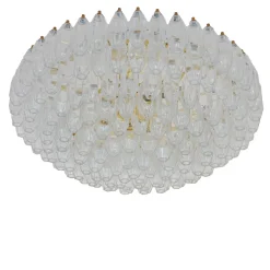 Lampada da soffitto trasparente a 12 luci Prismatico