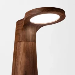 Lampada da studio in noce