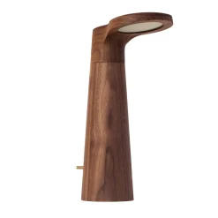 Lampada da studio in noce