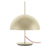 Lampada da tavolo ABT02 in ottone dorato con cavo rosso