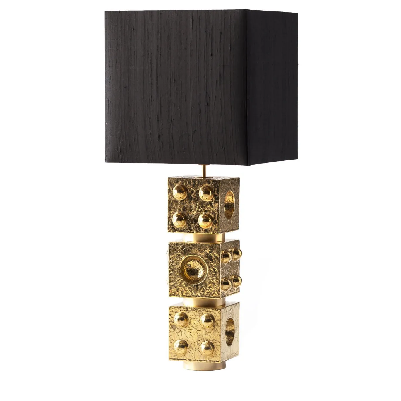 Lampada da tavolo Adam in ceramica oro