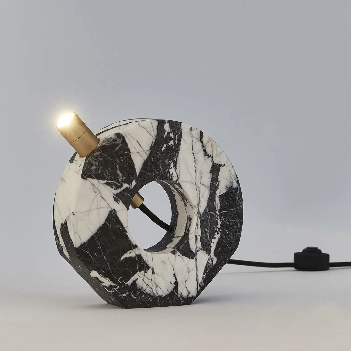 Lampada da tavolo a disco Voyager Grand Antique