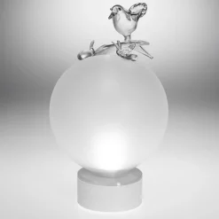 Lampada da Tavolo a LED in Vetro Trilli Uccellino