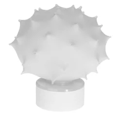 Lampada da tavolo a LED media in vetro Trilli Riccio