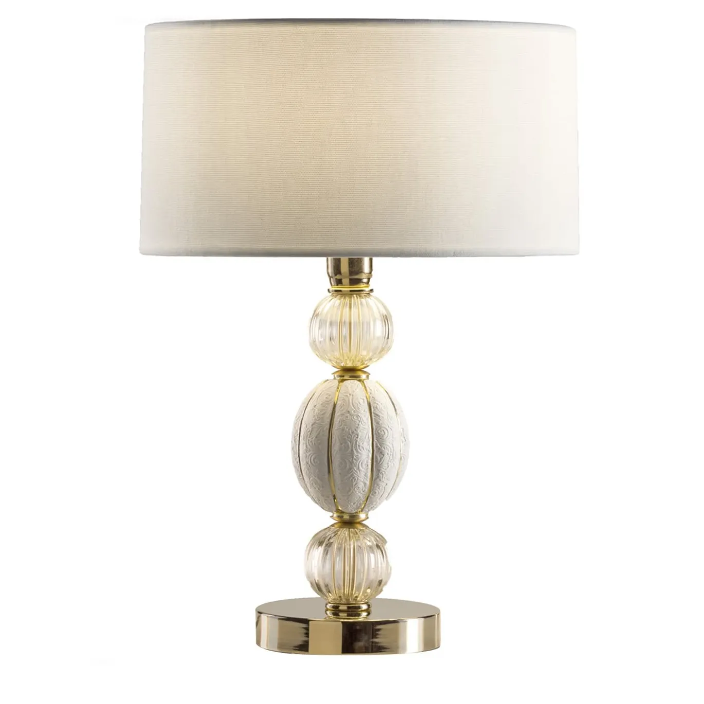Lampada da Tavolo Amour in Porcellana Bianca