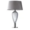 Lampada da tavolo a nido d'api grigia