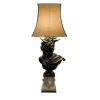 Lampada da tavolo Apollo in bianco e nero di Antonio Fullin