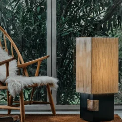 Lampada da tavolo a sensore destro Orphée Noir