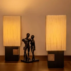 Lampada da tavolo a sensore sinistro Orphée Noir