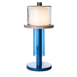 Lampada da tavolo Bhusanam di Ettore Sottsass