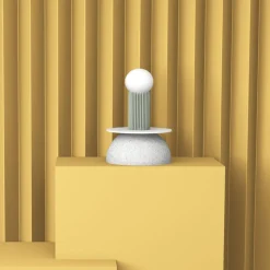 Lampada da tavolo bianca Rivelarsi