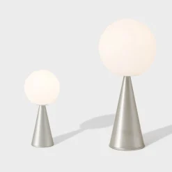 Lampada da tavolo Bilia in nichel di Gio Ponti