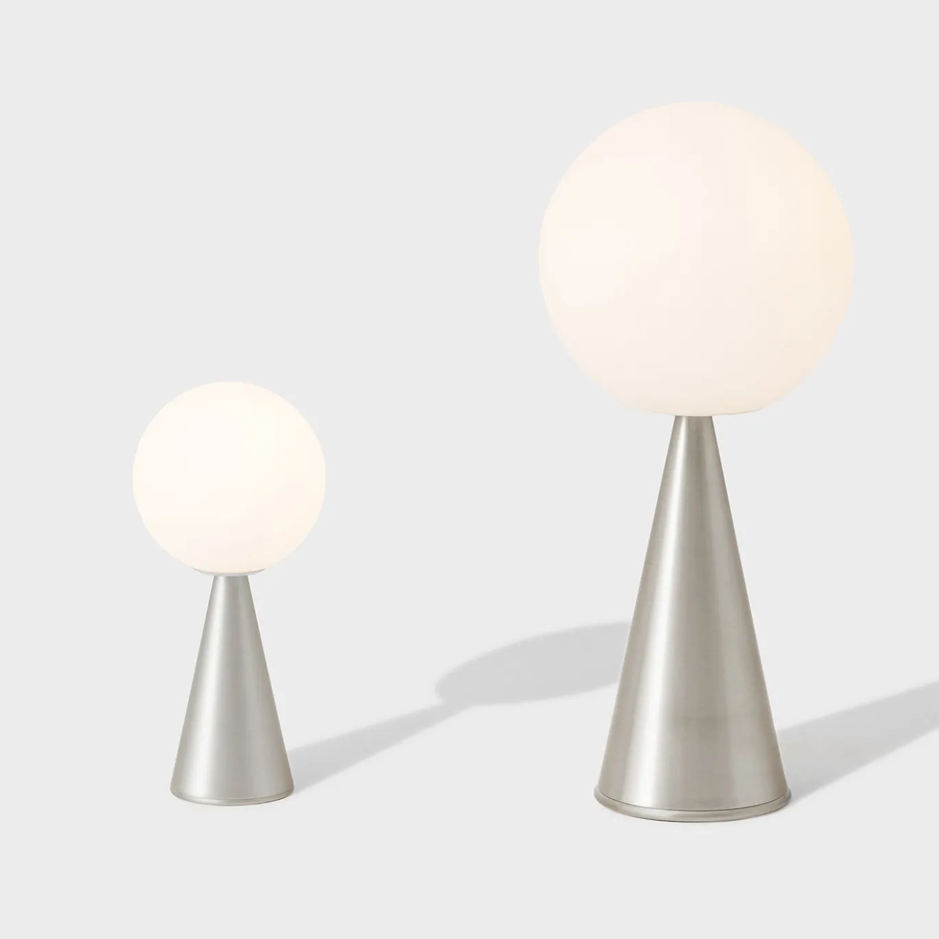 Lampada da tavolo Bilia in nichel di Gio Ponti