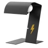 Lampada da Tavolo Blitz 1969 in Acciaio Nero
