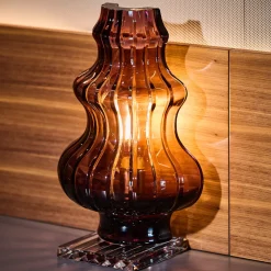 Lampada da tavolo Bobolamp in cristallo ametista