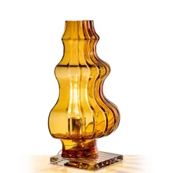 Lampada da tavolo Bobolamp in cristallo ambra