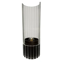 Lampada da tavolo Bon Ton in vetro Pirex trasparente