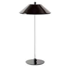 Lampada da tavolo Candilee nero lucido di Isacco Brioschi