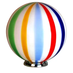 Lampada da tavolo Candy Arlecchino in vetro di Murano Canne multicolore