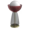 Lampada da tavolo Cioppo rossa e ottone