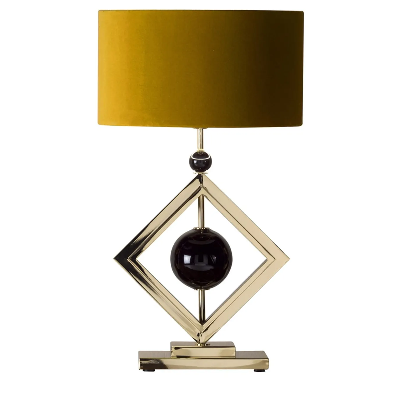 Lampada da tavolo Clark in stile geometrico