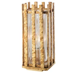 Lampada da tavolo classica in oro antico