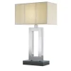 Lampada da tavolo Cobalto Bianco Cromato