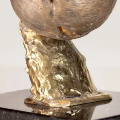 Lampada da tavolo Conifer in bronzo e ottone
