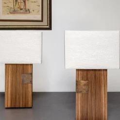 Lampada da tavolo con sensore a sinistra Pollux