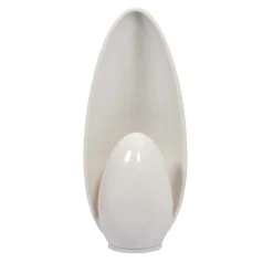 Lampada da tavolo Da Vinci in marmo bianco Sivec di ADL Atelier Design Lab