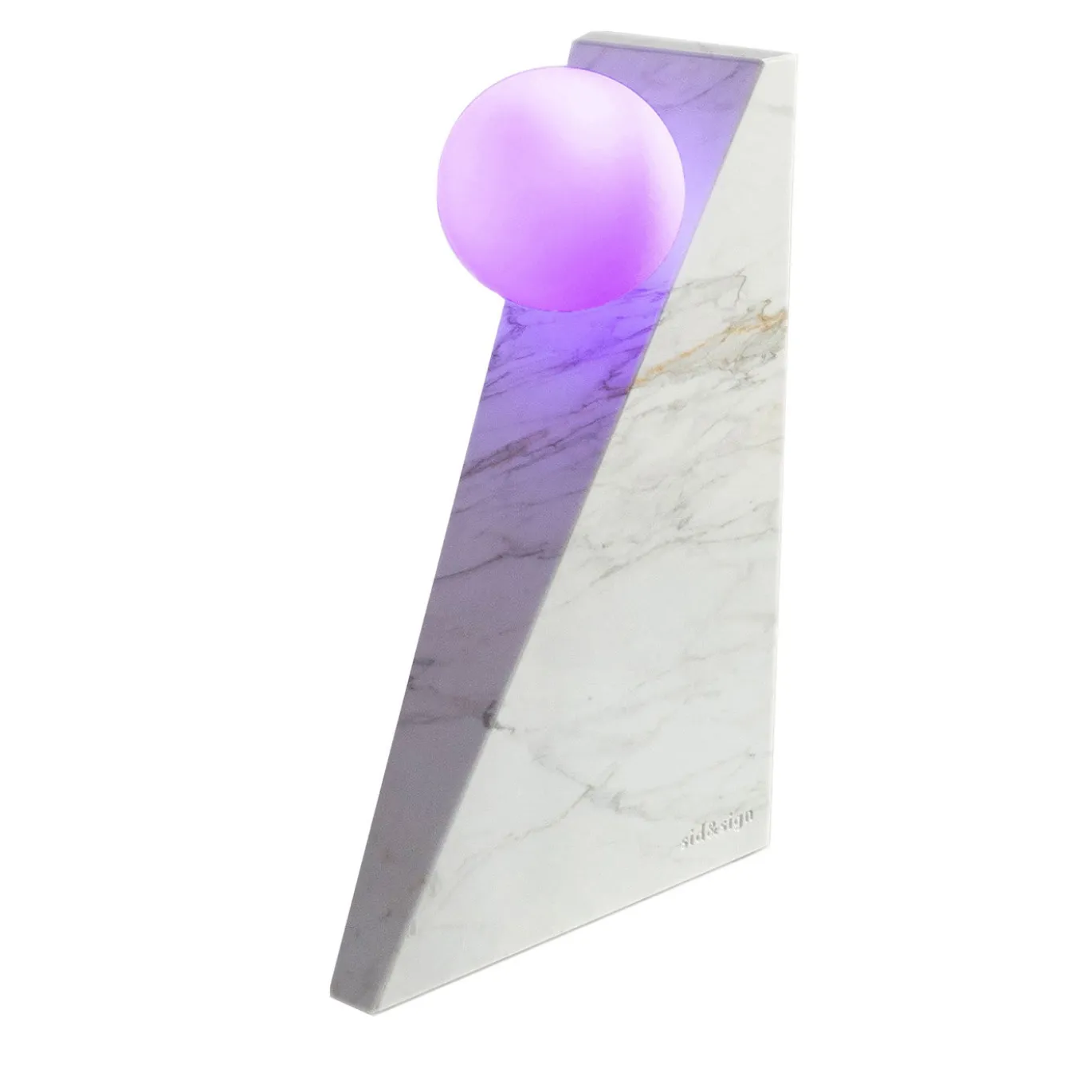 Lampada Da Tavolo Dieus Large Bianca di Sissy Daniele