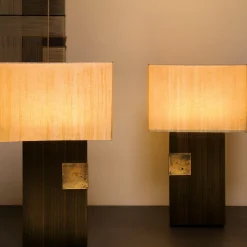 Lampada da tavolo Esperia con sensore a sinistra