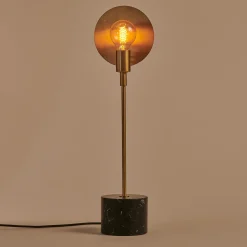 Lampada da tavolo Essential / Vanessa in marmo nero Marquinha