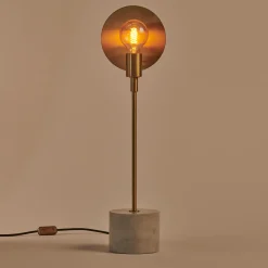 Lampada da tavolo Essential / Vanessa in marmo bianco di Carrara