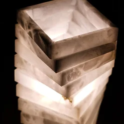 Lampada da tavolo Euphoria in alabastro