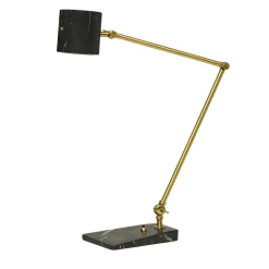 Lampada da tavolo Flamingo in marmo nero Marquinha