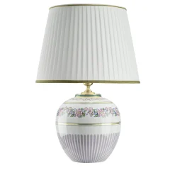 Lampada da tavolo floreale