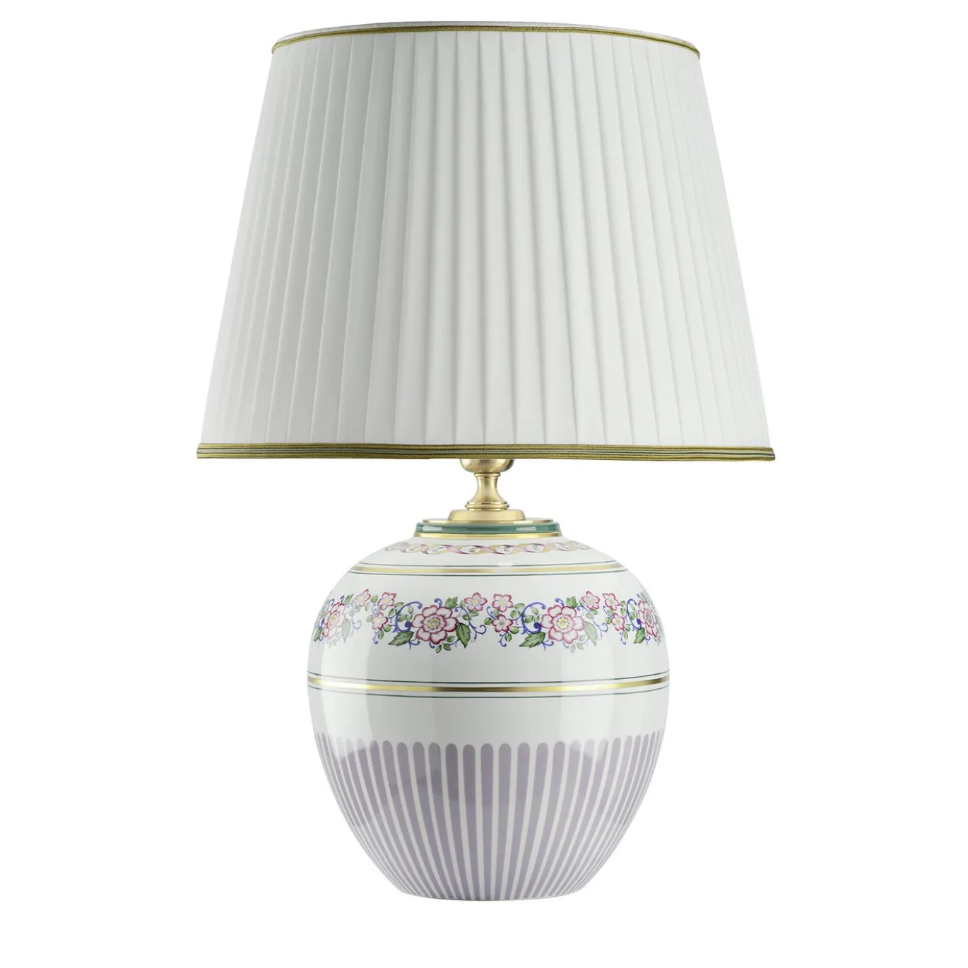 Lampada da tavolo floreale