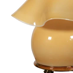 Lampada da Tavolo Frou Frou in Vetro Ambra