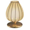 Lampada da Tavolo Gemma in Vetro di Murano Dorato