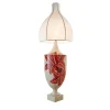 Lampada da tavolo Gio Ponti con gigli rossi