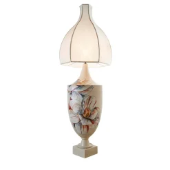 Lampada da tavolo Gio Ponti con fiori di loto