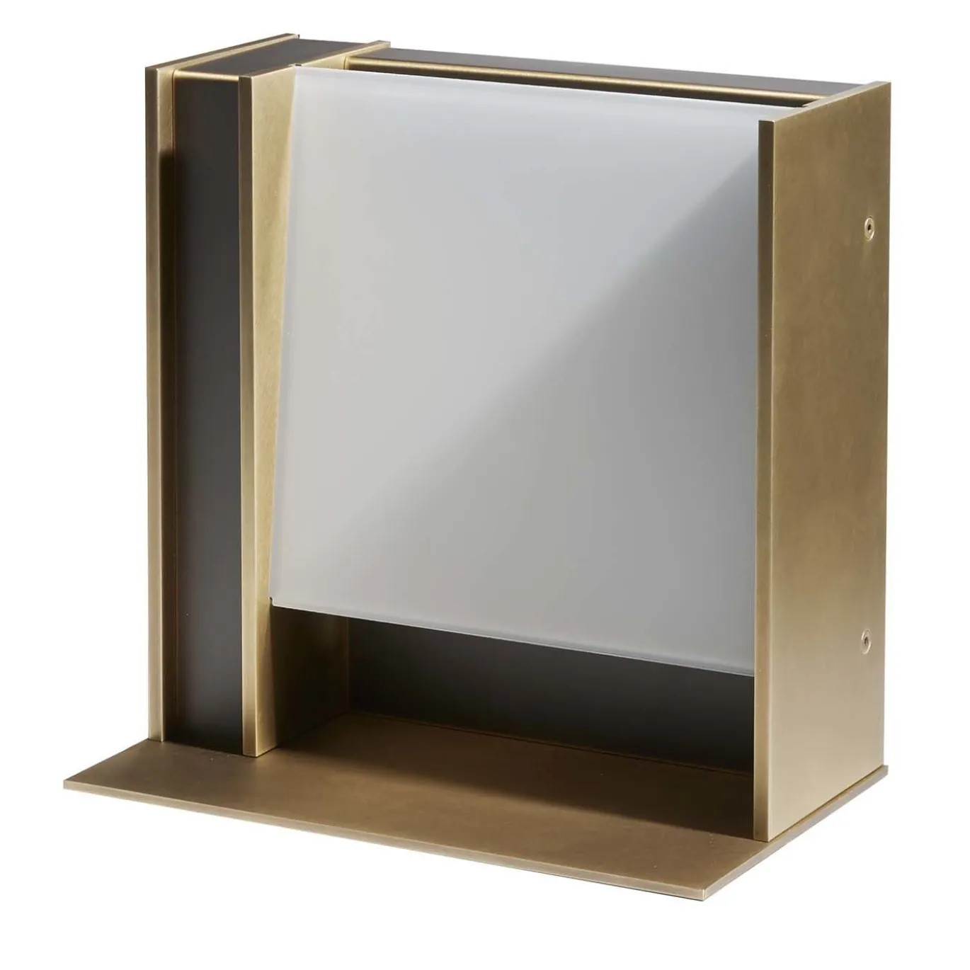 Lampada da tavolo Glam in ottone brunito