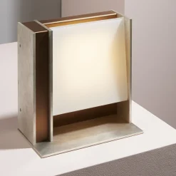 Lampada da tavolo Glam Pewter