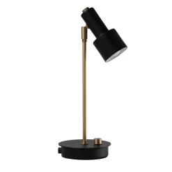 Lampada da Tavolo GP Regolabile in Ottone Nero