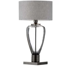 Lampada da tavolo grigia