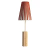 Lampada da tavolo Haute Couture giallo mattone e giallo pallido